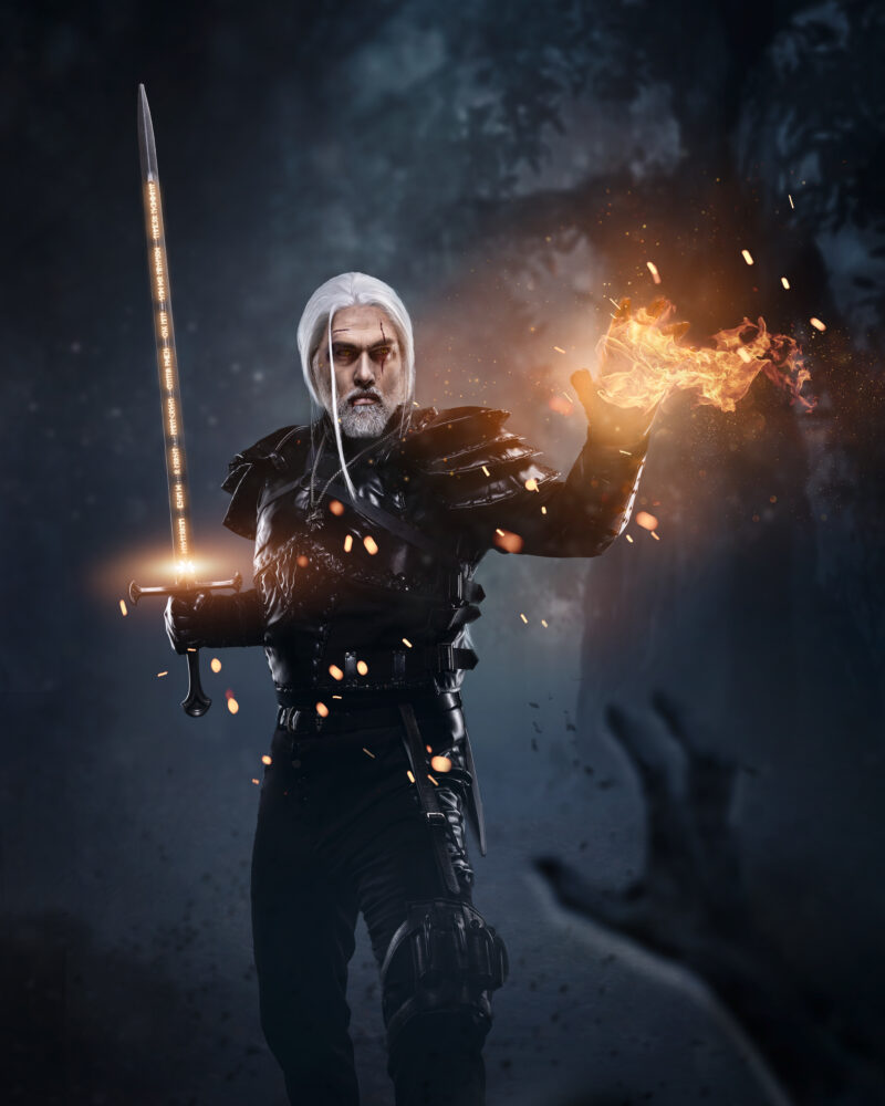 Swiss Witcher: need a witcher for your event (or problems with monsters)? Meier & Kamer Cosplay Fotografie kann ihnen Ruedi Kamer als Geralt of Rivia ausleihen.